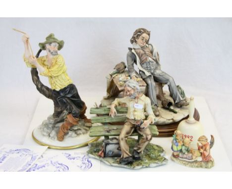 Collection of vintage Capodimonte Figures with Certificates