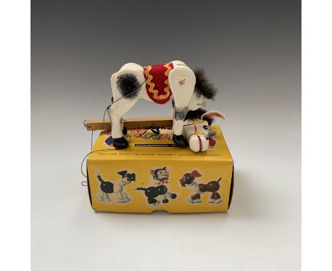 PELHAM PUPPET - Muffin the Mule, boxed. In excellent condition.Condition report: There are minor signs of wear and tear on th