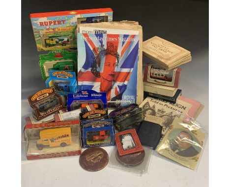 Diecast Toys &amp; Misc: A selection of die cast models including Rupert 75th anniversary set, a collection of four Oxford di