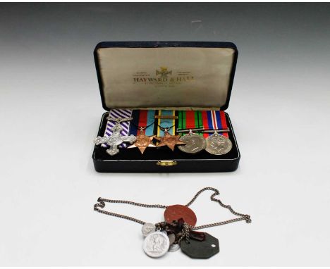 MEDALS (x5) "DAMBUSTERS RAID" INTERESTComprising a Distinguished Flying Cross Group of 5 medals in a blue Hayward & Hall case