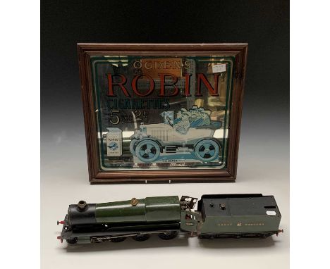 LIVE STEAM: A scratch built 4/6/0 tender engine, carrying a county class no. 1018 painted in GWR green livery, the lot also i