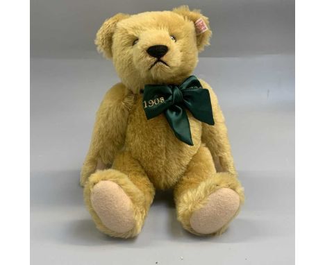 Teddy Bear - Steiff. Light tan, growler 1998 - 2008, Centenary bear, no certificate.