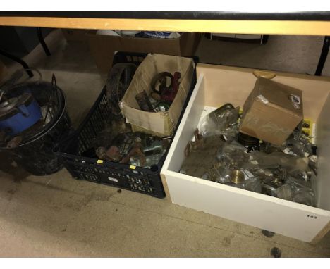 A quantity of model engine parts and tools etc.