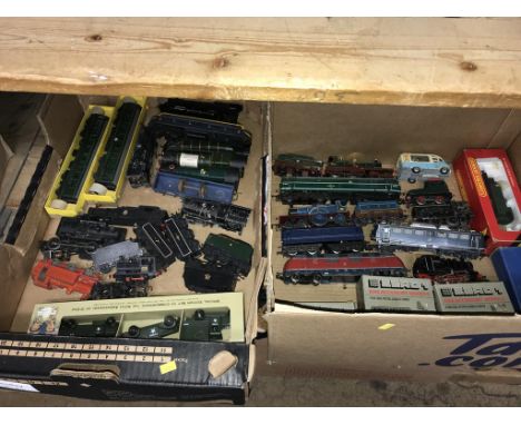 Two model train sets