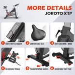 PALLET TO CONTAIN 4 X NEW JOROTO X1P Exercise Bike. RRP £259.99. Stationary Bikes for Home with