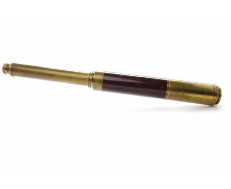 19TH CENTURY DOLLAND OF LONDON TELESCOPEthree draw, the first draw engraved with maker, approximately 103cm full extent 