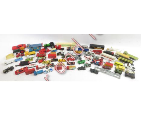 A collection of diecast including Marx, Corgi and others