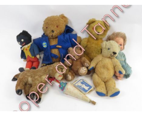 A collection of vintage teddy bears
