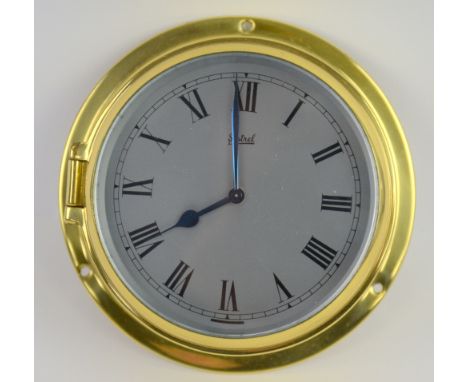 Reproduction Admiral Fitzroy mercury barometer and a Sestrel yacht clock.    