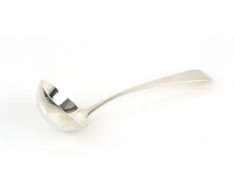 Georgian silver sauce ladle, London 1808.    