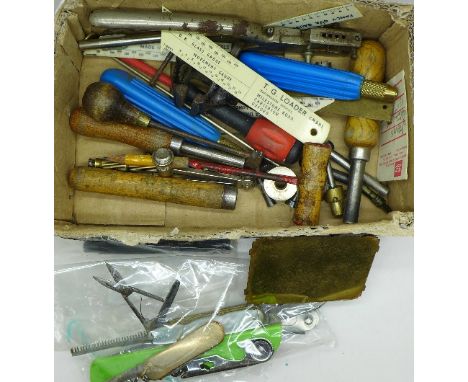 Penknives and watch tools
