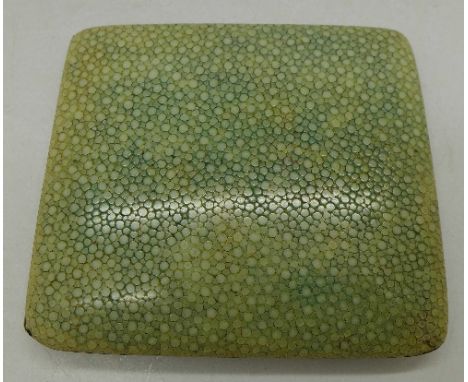 A shagreen cigarette case