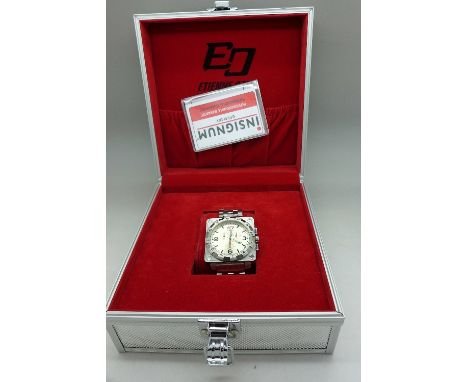 An Etienne Ozeki chronograph wristwatch, boxed