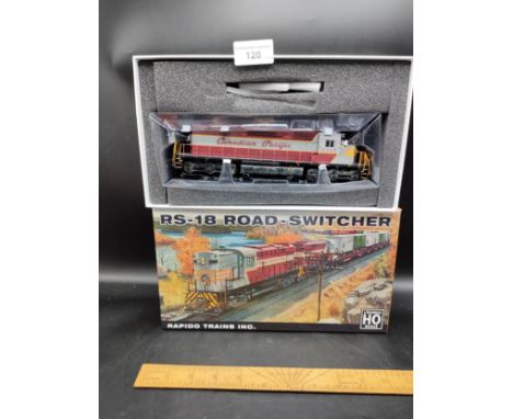 Boxed Rapido Canadian Pacific 5505 train model .