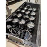 Set of 3x 4-Way Pinspot Bar fitted with 15 Amp connectors. Full working order. Serviced