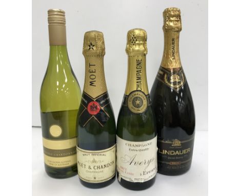 Five bottles Golden Grape Estate Wooded Chardonnay 2020 together with seven bottles 2021, one bottle Lindauer Special Reserve