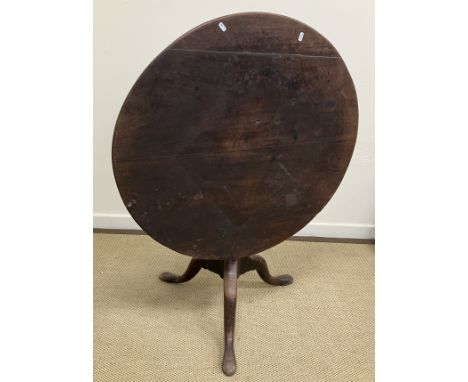 A 19th Century mahogany "butterfly" drop-leaf Pembroke table with single end drawer, on square moulded and chamfered supports