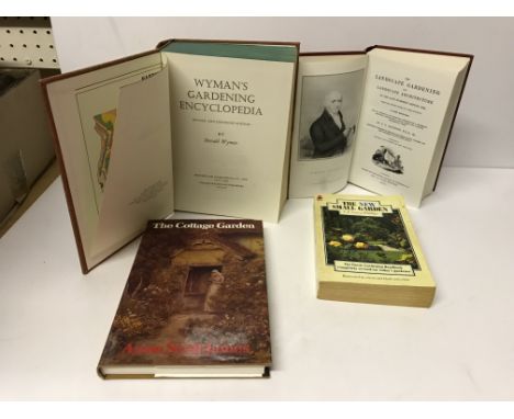 Two boxes of books, mainly on the subject of Gardening, including "Lowden's Landscape Gardening of Humphrey Repton", ANNE SCO