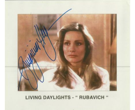 Virginia Hey signed 8x6 colour photo. Australian actress, known for her role as Pa u Zotoh Zhaan in the science fiction telev