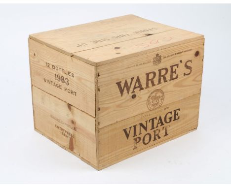 1 CASE, 12 BOTTLES (75CL) WARRES 1983 VINTAGE PORT