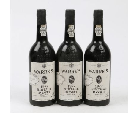 12 BOTTLES (75CL) WARRES 1977 VINTAGE PORT