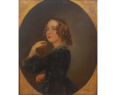 R. Hoyall - Half-length portrait of a girl, reputedly being actor Lydia Thompson, starring in Every Evening at The Folly Thea