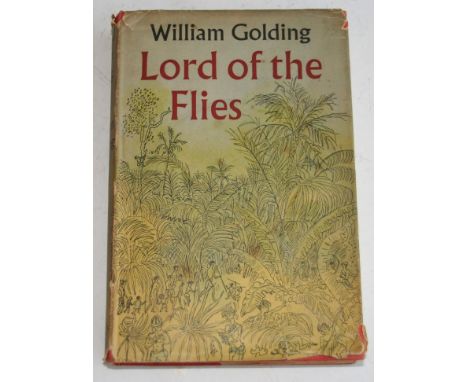 *Golding William. Lord of the Flies. Faber and Faber 1954 1 st ed. This is a first impression copy in dustwrapper. Book is in