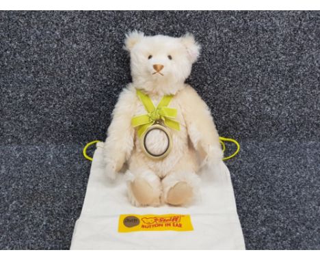 Steiff 681028 Mohair George limited edition bear in original bag and good condition