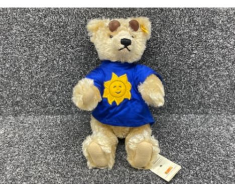 Steiff Bear 654473 Summer “sunny” in good condition with tags attached