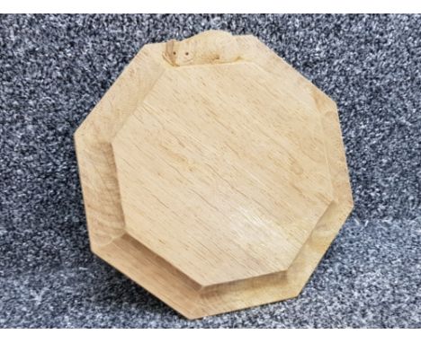 Robert Thompson Mouseman hand carved pot stand
