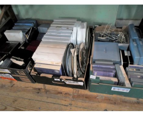 A large quantity of Wedgwood collector's plates, contained in three boxes, many in original packaging with some loose.