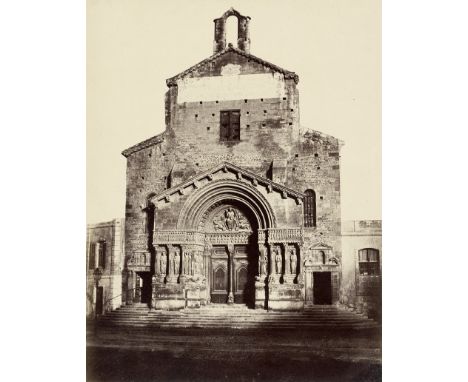 Baldus, Edouard-Denis -- St Trophine, Arles; Pavillon Sully. 1852. 1 salt print, 1 albumen print. Each circa 26 x 19,7 cm. Ea