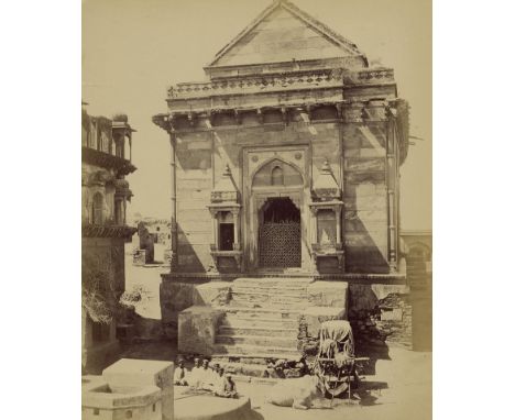 British India -- Photographer unknown. A selection of photographs and text pages from the publication Illustrations of Buildi