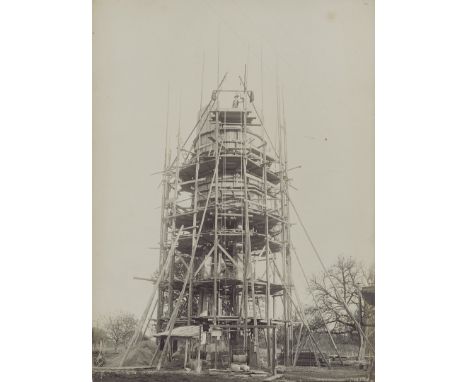 Industrial Photography -- Photographer unknown. Documentation photos of early reinforced concrete construction, Fußach, Bregr