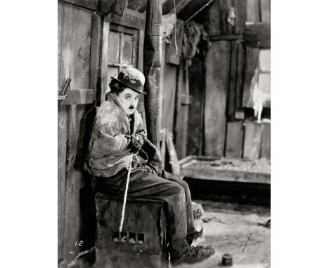 Film Photography -- Photographer unknown. Charlie Chaplin in "The Gold Rush" and "The Adventurer" 1925/1917. 2 vintage ferrot