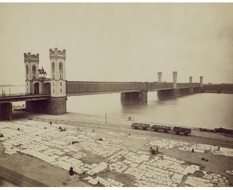 [*] Cologne -- Photographer unknown. Views of Cologne. 1865-1870. 8 albumen prints. Most 17 x 22 cm. Some annotated in pencil