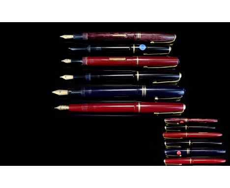 Excellent Collection Of Vintage Fountain Pens. (6) Six in total comprising of Parker Lady Fountain Pen hooded nib date 1958, 