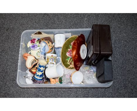 A Mixed Collection Of Ceramics Royal Commemorative Items And Collectibles Approx 30 items in total to include several Royal c