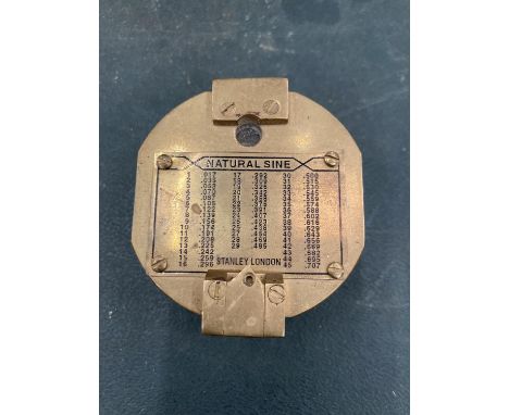 A STANLEY, LONDON BRASS COMPASS 