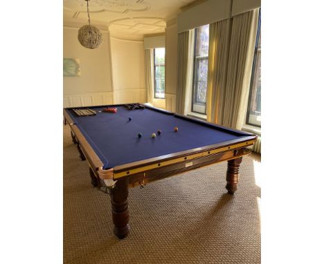 * NOTE - THIS LOT IS TO BE COLLECTED FROM CHESTER BY 10TH JUNE*AN ORME & SONS LIMITED FULL SIZE SNOOKER TABLE - RECENTLY HAND