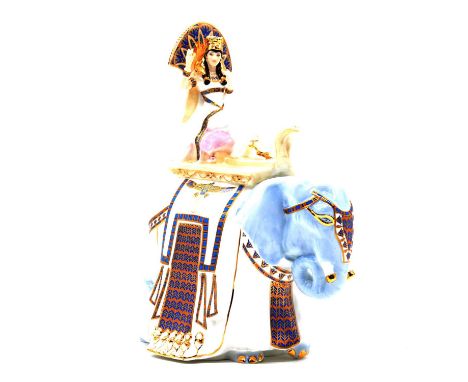 Royal Worcester model, Cleopatra Queen of Kings, limited edition 263/500, sculpted by Timothy Potts, 33cm.Condition report:It