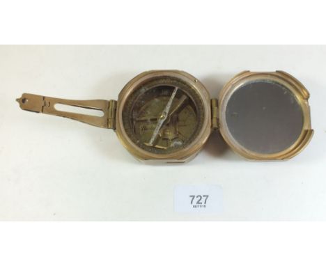 A Stanley brass naval ships compass