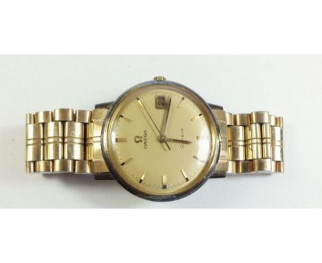 An Omega Geneve vintage gentleman's wrist watch