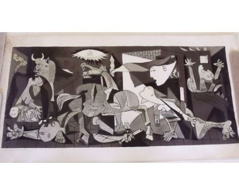 A vintage print of Gurnica by Picasso - unframed