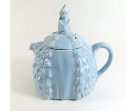 A Sadlers 'Daintee Laydee' blue Crinoline Lady teapot 