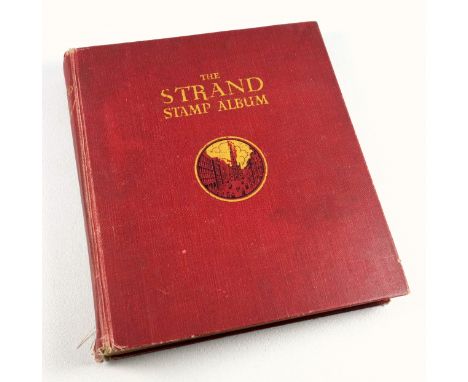 The Strand Stamp Album containing George V and later British Commonwealth and other postage stamps of the world (a lot) 