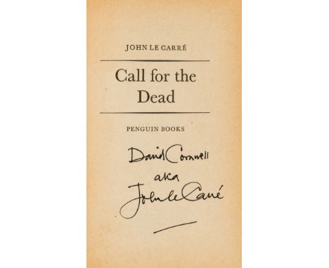 Le Carré (John) Call for the Dead, first Penguin edition, double-signed by the author on title, light marginal browning, orig