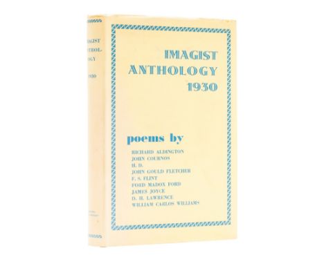 Joyce (James) Ford Madox Ford, William Carlos Williams, D. H. Lawrence and others. Imagist Anthology 1930, first edition, ver
