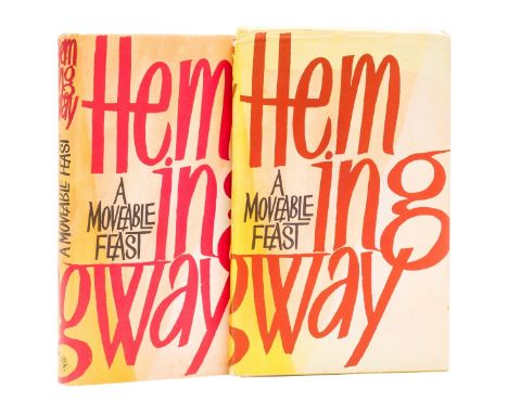 Hemingway (Ernest) A Movable [sic] Feast, uncorrected proof copy for first English edition, original wrappers, light creasing
