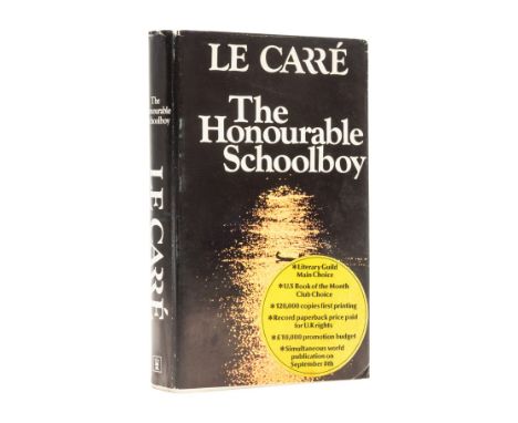 Le Carré (John) The Honourable Schoolboy, uncorrected proof copy, bookplate double-signed by the author on title, map endpape